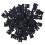 100Pcs 2.54MM Jumper Cap Open Type Shorting Cap Shorting Block Shorting Cap Socket Pin Header Connection Block,Black 1