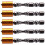 10x Strong Magnetic Screwdriver Bit Set 65Mm Phillips Electronic Screwdriver Bits for Plasterboard Drywall Screw Driver 4
