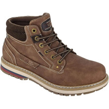 (12 UK, Brown) Route 21 Mens Eyelets Ankle Boots