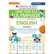 Oswaal One For All Olympiad Previous Years Solved Papers Class6 Englis