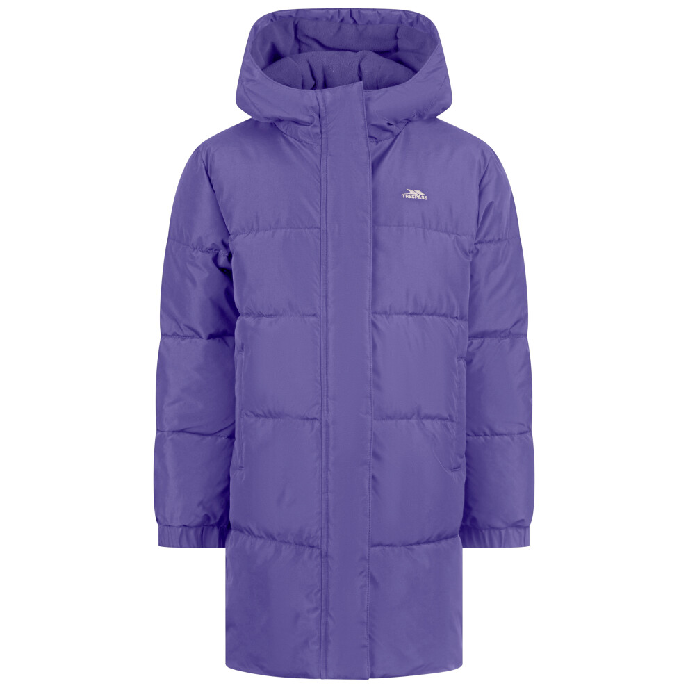 Trespass   Kids Padded Coat Northridge Wisteria 3/4 - Image 2