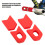 MTB Kurbelarmschutz Silikon Abdeckung 4er Set rot 6