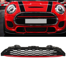JCW Kühlergrill mit rotem Streifen 51137393456 für