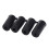 2X Universal Samurai Messer Shift Knopf Shift Knot Knob Metall Schwarz + Rot 15Cm 5