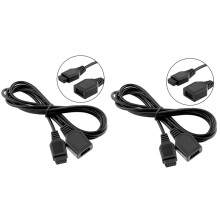 2X 9 Poliges Verlaengerungs Kabel fuer 2/3 Megadrive 2 Kontroller
