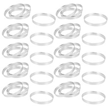 40 x Jeu D'Entretoises de Roue Annulaire pour Moyeu Universel En Aluminium 74.1mm O / D 72.6mm I / D