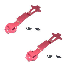 2X für 144001 RC Auto Upgrade Ersatz Teile Metall Zweiter Stock Board 144001-1259, Rot