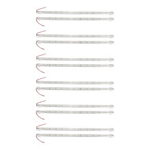 12 Pièces En Alliage D'Aluminium Rigide LED Strip Rod Light étanche 12V 50CM Blanc