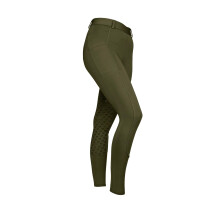 (7-8 Years, Deep Green) Aubrion Girls Albany Horse Riding Tights