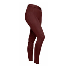 (9-10 Years, Black Cherry) Aubrion Girls Albany Horse Riding Tights