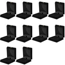 10 x Velvet Necklace Chain Jewelry Display Storage Box Gift Case Holder Organizer---Black