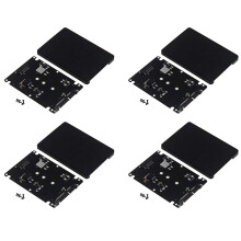 4X M.2 Ngff Vers 2,5 Pouces Ssd/Msata Vers Adaptateur Carte (Clé B pour Adaptateur Pc M2 + M Prise de Bureau Ngff)
