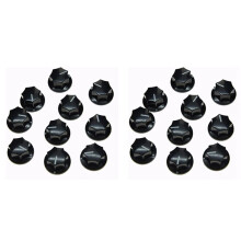 20 Stück Gitarren Knöpfe Verstärker Amp Knob Bass Tone Lautstärke Regler für Guitarra Brass