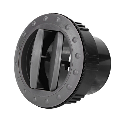 Runder Klimaauslass 2.4in Grau Universal 2