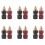 12 Stücke Terminal Binding Post, 555 Typ Messing Pillar Terminal Block M8 Gewindedurchmesser Binding Post 220V-380V 200A 1
