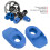 2x Silikon Kurbelabdeckung Fahrrad Blau 5