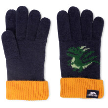 (5/7, Navy) Trespass Boys Dragon Knitted Gloves - Paxon