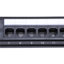 3X UTP 24-Poorts Rj45-Patchpaneel Rackkabel Wandmontagebeugel Connector Racktool Ethernet Lan-Netwerkadapter CAT6