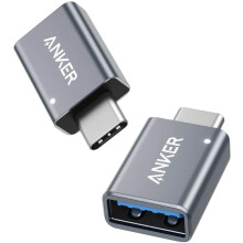 2Pcs Anker Type C Adapter USB-C to USB 3.0 OTG Converter for MacBook Samsung S9