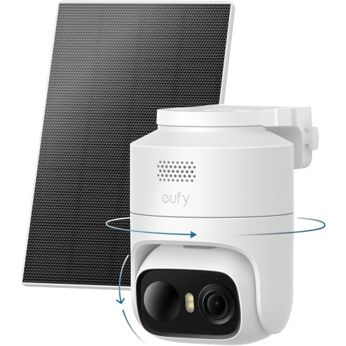 Eufy eufy Security eufyCam C37,Solar Panel,60 Pan,AI Tracking,2K,Colour Night Vision