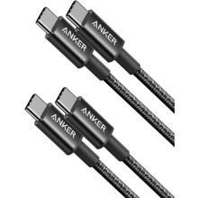 Anker USB CtoC Cable 2 Pack New Nylon 3.3ft 60W USB 2.0 for MacBook iPad Switch