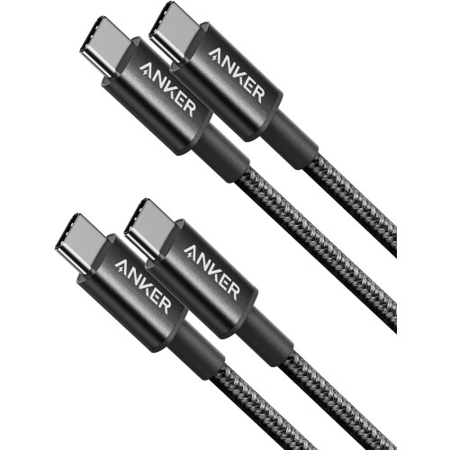 Anker Anker USB CtoC Cable 2 Pack New Nylon 3.3ft 60W USB 2.0 for MacBook iPad Switch