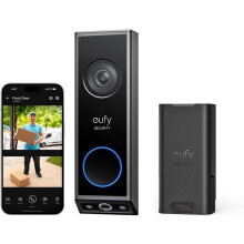eufy Security Video Doorbell E340 with Rechargeable Battery, Dual Cameras