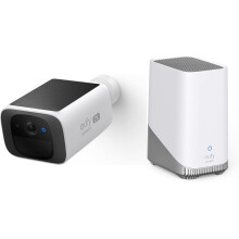 eufy Security SoloCam S220,2K,2.4GHz WiFi,no fee&S380 HomeBase,16TB,no fee