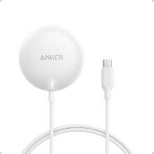 Anker Zolo Magnetic Wireless Charger Qi2 Certified 15W 5 ft Built-In USB-C cable