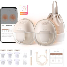 eufy Security Wearable Breast Pump S1 Electric Hands-Free Heating Technology