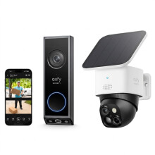 eufy Security Video Doorbell E340 Dual Cameras with SoloCam S340