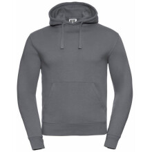 (4XL, Convoy Grey) Russell Mens Authentic Hooded Sweatshirt / Hoodie