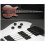 2 Ensemble 4 Cordes SystèMe de Pont de Guitare Basse Sans Tête Pièce de Basse ÉLectrique 9