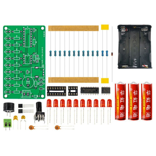 DIY Musical Water Flowing Light Kit with Battery Electronics Learning Kit LED Module DIY Kit for Educational Projects 1