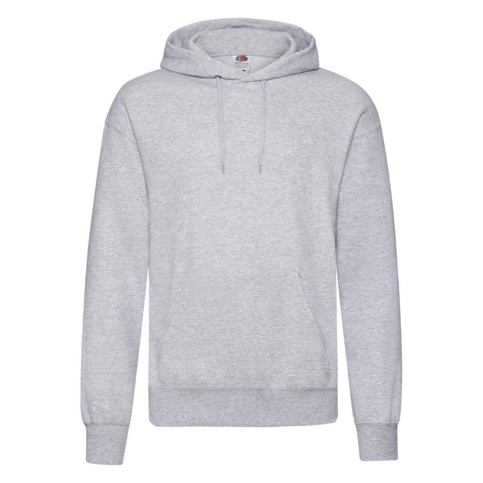 Fruit Of The Loom (4Xl, Heather Grey) Mens Classic Heather Hooded Sweatshirt