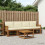 VidaXL vidaXL Outdoor-Sofagarnitur 5 stk. Natur und Creme Polyester 1