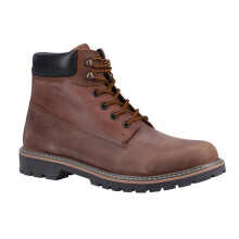 (7 UK, Brown) Cotswold Mens Pitchcombe Leather Waterproof Ankle Boots