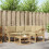 VidaXL vidaXL Outdoor-Sofagarnitur 5 stk. Weiß und Beige 1