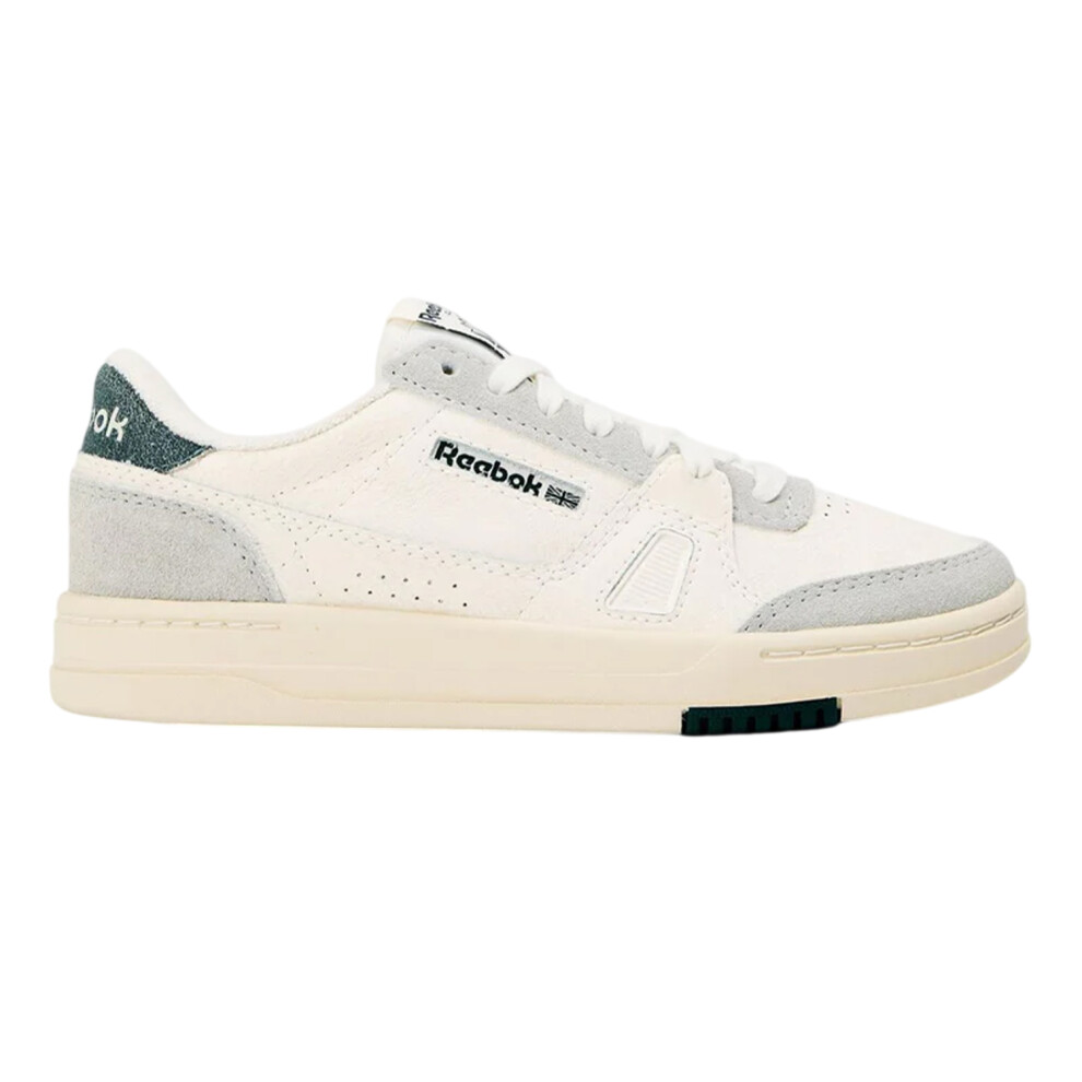 Reebok (5.5 Uk, Chalk/Grey) Childrens/Kids Leather Low Court Trainers