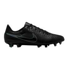 (8 UK, Black/Green) Nike Unisex Adult Tiempo Legend 10 Leather Firm Ground Football Boots