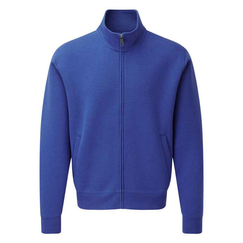 Russell (M, Bright Royal Blue) Mens Authentic Sweat Jacket