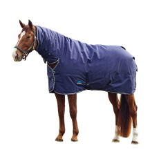 (5' 3", Navy/Charcoal) Weatherbeeta Comfitec Tyro Combo Neck 50g Horse Turnout Rug