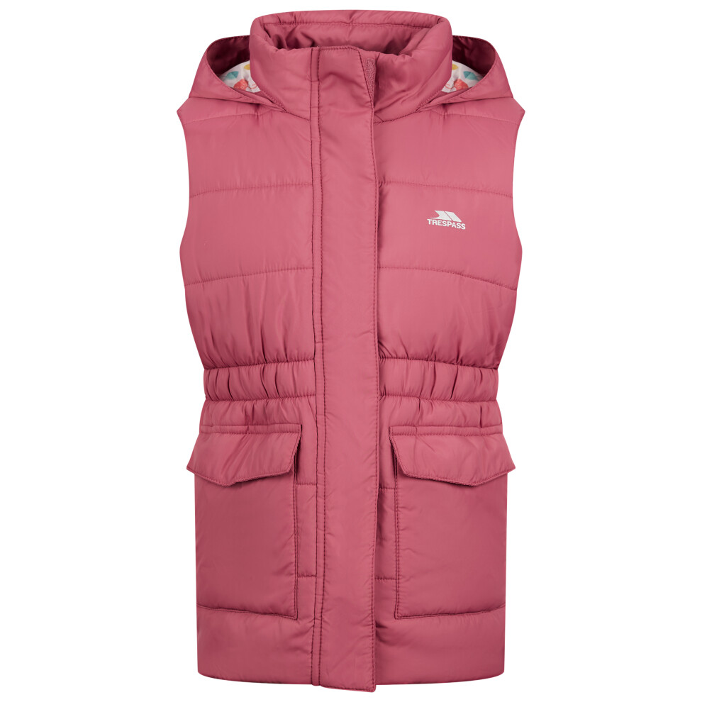 Trespass Girls Casual Gilet Casster Pink 9/10 - Image 2