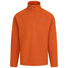 (XS, Burnt Orange) Trespass Mens Pullover 1/2 Zip Fleece - Eliston