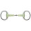 (5in, Pale Green) Shires Equikind Flat Jointed Horse Eggbutt Snaffle Bit 1