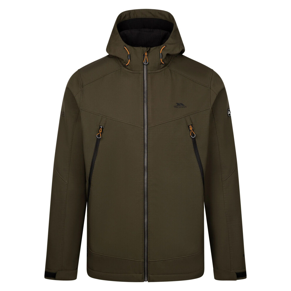 Trespass (Xxl, Dark Vine) Mens Hubbard Soft Shell Jacket