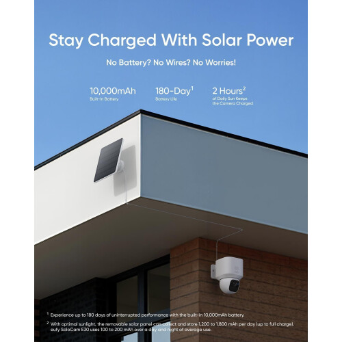 Eufy Eufy Security SoloCam E30 2K Solar Security Camera Outdoor Wireless 360 IP65 1