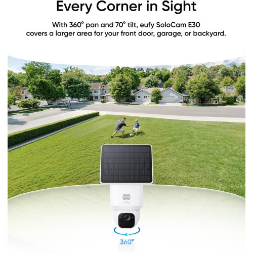 Eufy Eufy Security SoloCam E30 2K Solar Security Camera Outdoor Wireless 360 IP65 2
