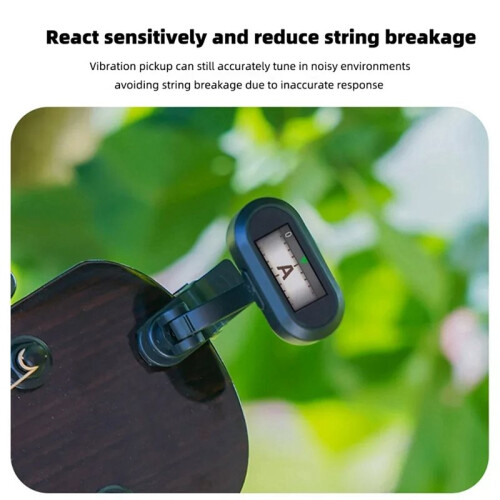 Guitar Tuner AT-800 Portable and Rotatable Tuning Device Multi-Function TFT Display Guitar Accessory 2
