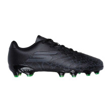 (11 UK Child, Black) Skechers Childrens/Kids Crib Firm Ground Football Boots